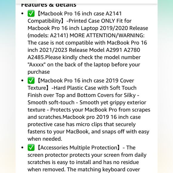 MacBook Pro Case for 2019-2020 Release Model A2141 - Picture 13 of 16